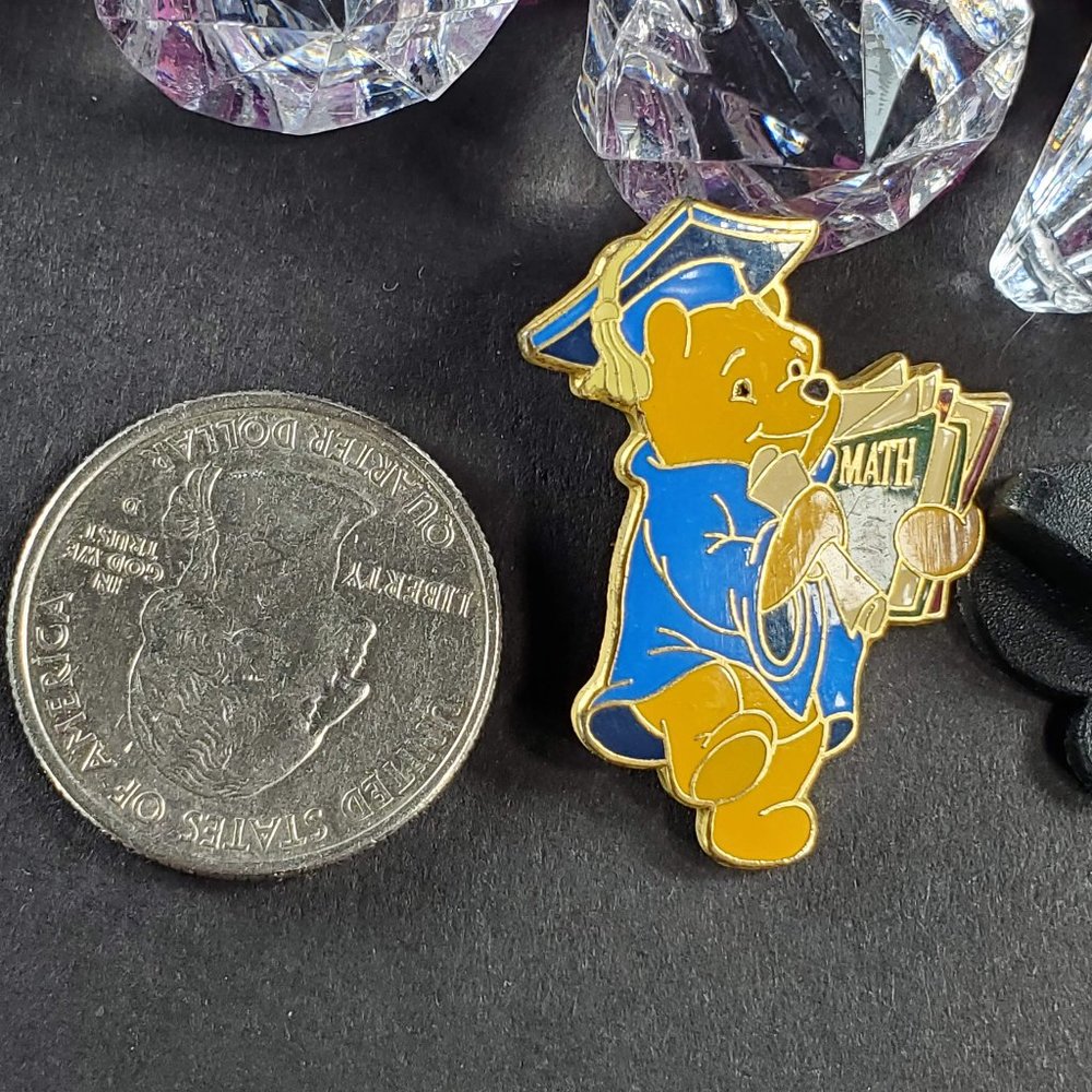 4/$25 Disney Parks Winnie the Pooh Graduated Pin - Picture 2 of 4